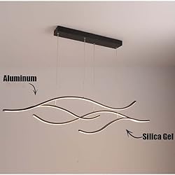 LightInTheBox Modern LED Linear Wave Chandelier