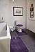 STAINMASTER TruSoft Luxurious Bath Toilet Lid Rug, Standard Lid Sugar Plum
