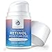 Foxbrim Naturals Retinol Cream Facial Moisturizer - Advanced Complex Anti-Aging Cream For Face - With Panthenol, Gotu Kola, Green Tea and Vitamin E - Natural And Organic 2oz