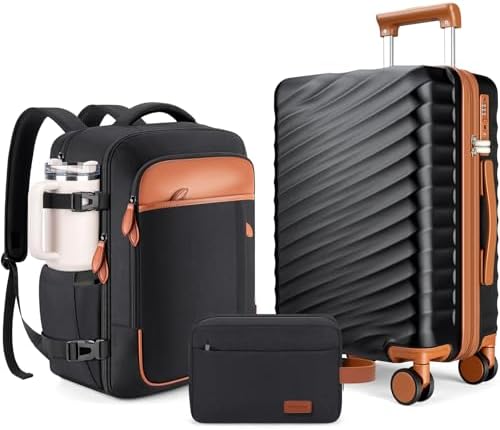 Amazon.com | MIUSSE MAX Luggage Sets 3 Piece, 20 Inch Hardshell