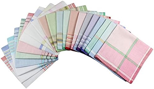 Men/Women's Elegant Soft Cotton Handkerchief Vintage Gift Hanky
