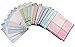 Cinyifan Men/Women's Elegant Soft Cotton Handkerchief Vintage Gift Hanky,12pcs,Style01(29*29cm)
