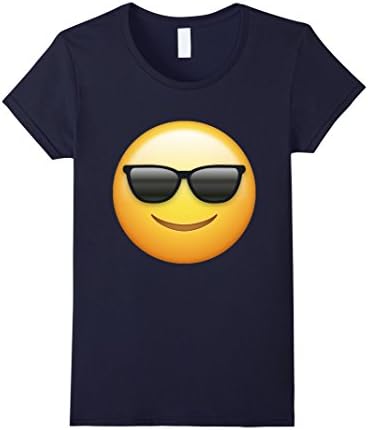 Womens Sunglasses Emoji T Shirt Medium Navy