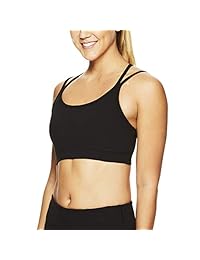 Entrenamiento de espalda cruzada de impacto medio y bralette de yoga