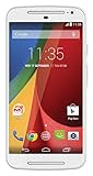 Motorola - MOTO G 2nd Gen XT1068 Unlocked GSM Dual-SIM Quad-Core Phone-White