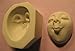 #0029 - Flexible FG Silicone Press Mold of a Doll Face Cab (Male or Female Character)