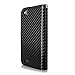 Cellularvilla Wallet Case for BLU Life Play L100A Carbon Fiber Black Pu Leather Wallet Card Flip Open Pocket Case Cover Pouch