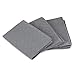 Bamboo Charcoal Clothing Organizer Bags, Foldable Storage Zipper Bag, Large Durable Closet Storage Boxes Case Container for Dresses Quilt Season Items Storage (Grey, 3 Pack)