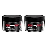 Style Sexy Hair Frenzy Matte Texturing Paste - 1.8 Ounce - 2 Item Value Pack - Matte Paste - Creates Wild and Messy Hairstyles...