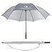 Procella Golf Umbrella Windproof 68 Inch Large for Sports, Men & Women, Waterproof Rain Stick Umbrellas (Gray, 68 Inch Single Canopy)