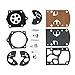 Coherny Practical Durable Carburetor Kit Accessories Spare Part Repair Pack Gasket Diaphragm for Walbro K10-WB Ect.
