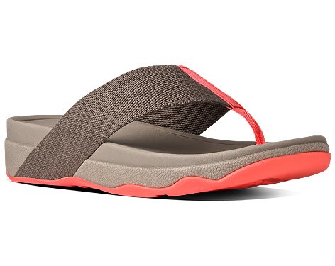 FitFlop Women's Surfa, Mink, 5 M US