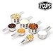 2lb Depot Measuring Cups for Baking or Cooking - 7 Piece Set with Engraved Measurement in US Metrics - Premium 18/8 Stainless Steel Metal - Stackable and Nesting Design for Dry and Liquid Ingredients