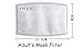 10 Packs of Adult's Mask Fliters PM 2.5 Cotton Face Mouth Carbon Mask Muffle Respirator Replacement Comfy Reuseable Dustproof Antibacterial Mouth Cover Fliters Face Protective Guaze Mask Fliters