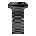 Simpeak Fitbit Blaze Band, Replacement Stainless Steel Band Strap Only for Fit bit Blaze Smart Fitness Watch ( Match Link Removal Tool), Black