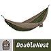 ENO - Eagles Nest Outfitters DoubleNest Hammock, Portable Hammock for Two, Khaki/Olive (FFP)