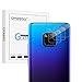 Orzero (4 Pack) Compatible for Huawei Mate 20 Pro Camera Lens Flexible Glass Protector, (Flexible Glass), (2.5D Arc Edges) HD Anti-Scratch Bubble-Free (Lifetime Replacement)