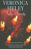 Front cover for the book False Charity by Veronica Heley