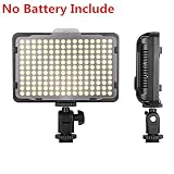 Digital SLR Camera Lighting - Bemaxy 176 Ultra Thin Dimmable Camera Photo/Studio Video LED Light Camcorder Lamp Panel with Color Filters for Nikon, Canon, Panasonic, Tripod, DSLR Camera(NO Battery!)