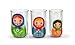 Fred & Friends BABUSHKUPS Nesting Glass Trio
