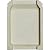 Ekena Millwork PB07X10X01TR 7 3/8"W x 10 1/4"H x 1 7/8"P Traditional Plinth Block