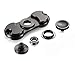 Fidget Spinner Toy ADHD EDC Focus Ultra Durable High Speed Fingertip Gyro (Black)