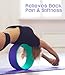 PHYLLEXI Yoga Wheel for Back Pain – Pro Grade Strong & Comfortable Large Dharma Yoga Wheel for Stretching and Improving Backbendsthumb 3
