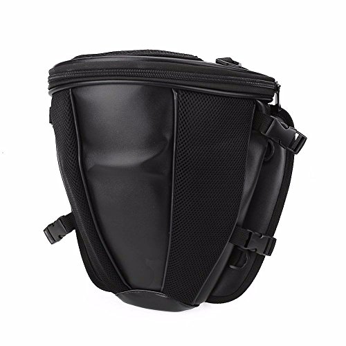Motorcycle Rear Seat Bag Multifunction Saddle Bag Universal Moto Tank Bag Racing Oil Tank PU Leather Storage Tail Bags - Thumbnail 3