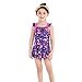 Miniatree Toddler Girls Swimsuit Skirt - Kid One Piece Swimwear Baby Bathing Suit Cute Swimming Rash Guards
