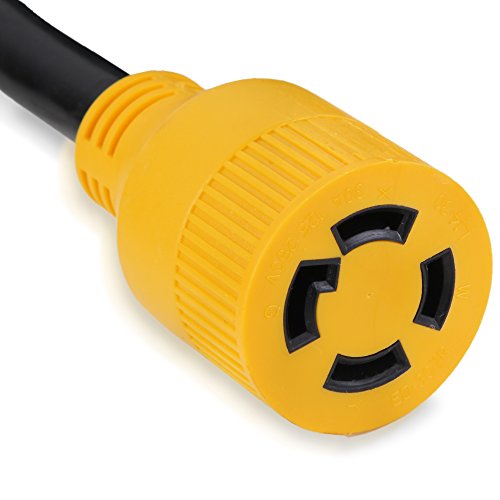 PROLINE Power 25-FT Generator Extension Cord, 30Amp, 4 Prong Locking Heavy Duty (L14-30) 125-240V 10/4 SJTW (25)