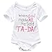 Unisex Baby When God made me he said TA-DA! Infant Creeper