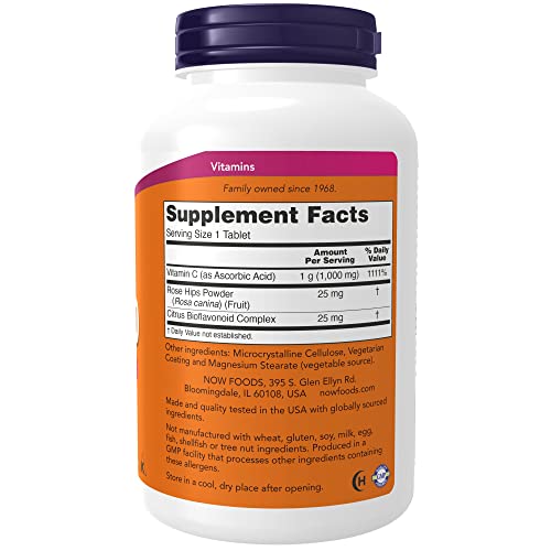NOW Supplements, Vitamin C1,000 with Rose Hips & Bioflavonoids