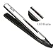 Jinri 1 Inch Professional Travel Hair Straightener with Dual Voltage, Digital Anti Static Ceramic Tourmaline Flat Iron with LED Display Black
