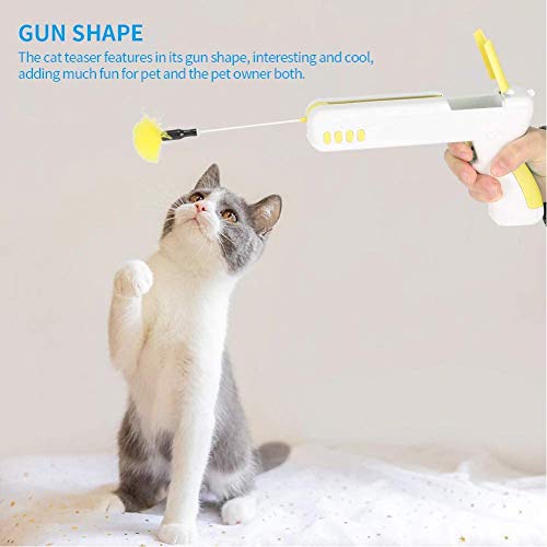 Cat Toys,Feather Ball Indoor Toy,Cat Interactive Toys for Indoor Cats,Cat Toy for Kitten Cat Having Fun Exercise Playing