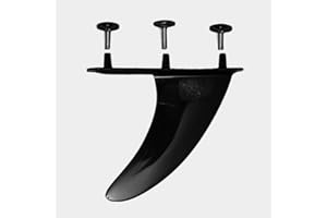 Formula Fun Perfect Storm Single Fin Surfboard, 9 Inch, Black