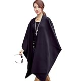 Ysiop Women Knit Wraps Big Size Pashmina Cappa Worm Tippet