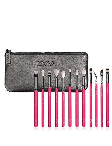 ZOEVA Brushes Makeup Cosmetics Brush Tool Pink Elements Complete Eye Set 12 Pennelli Face Eye Brushes Blending Makeup Brushes set Complete Eye by 7461