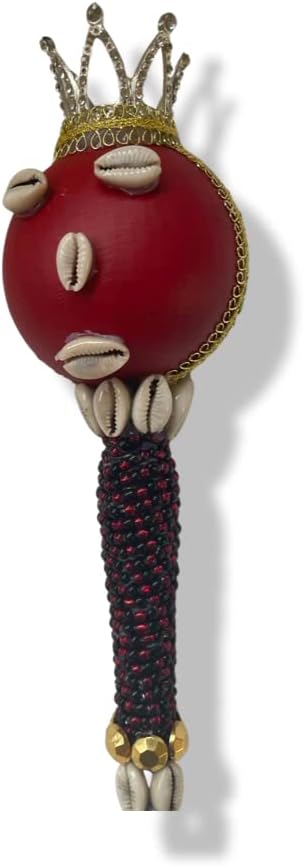 Mixed Media - MARACA PARA ELEGGUA ESHU BY UNIQUE YORUBA CRATIONS