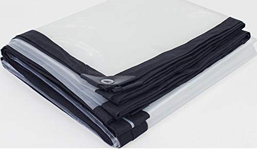 HomeABC 10' x 13' Clear Poly Tarp Heavy Duty