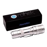 Blue LED Multifunctional Flashlight Azurelite For Coral Night Feeding Colors Health Checking And Illumination - High Luminance - Powerful Focusing Beam - Convex Optic - 5 Watt Lifetime - 3 Modes