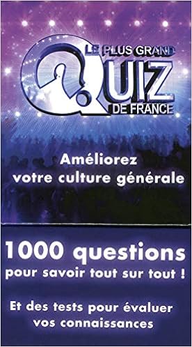 Boite Le Plus Grand Quiz De France Amazon De Michel Lafon Fremdsprachige Bucher