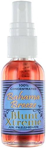 The Bahama Breeze Type Air Freshener By Blunt Xtreme - 100% Ultra Concentrated Oil Based Spray - Ideal For Bathroom, Home, Office &amp; More - Smokers’ 1st Choice - Long Lasting Effects - 1oz Bottle