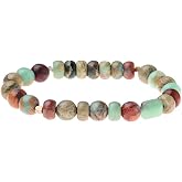 Scout Curated Wears - Stone Stacking Bracelet - Aqua Terra