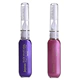Professional Temporary Hair Mascara Hair Color Stick Salon Diy Hair Dye (Purple+Pink)
