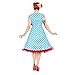 Lindy Bop 'Leda' Swan Print Vintage 1950's Style Swing Dress
