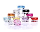 Ewandastore 10 Pcs 3G/3ML Square Bottom Shape