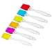 Bekith Silicone Basting Pastry & Bbq Brushes (Set of 4, Colorful), Heat Resistant Kitchen Utensils - Dishwasher Safe- Soft and Flexible- Essential Cooking Gadget, Bakeware Tool and Culinary Equipment