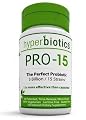 New Pro15 the Perfect Probiotic All Natural Dietary Supplement Lactose Free Gluten Free Improve Digestive System Intestinal Health Great for Women Men & Children 60 Micro Pearls