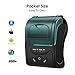 MUNBYN 58mm Bluetooth Thermal Receipt Printer, Wireless Mobile POS Receipt Printer for PC Android iOS ESC/POS/Star Print Commands Setthumb 2
