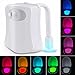 Boomile Motion Activated Toilet Night light, Motion Sensor Colorful Toilet Nightlight, 8-Color Changes, Only Activates in Darkness, Light Detection